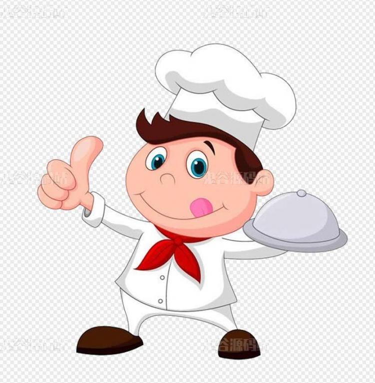 可爱厨师卡通人物免扣厨师卡通人物图标分享