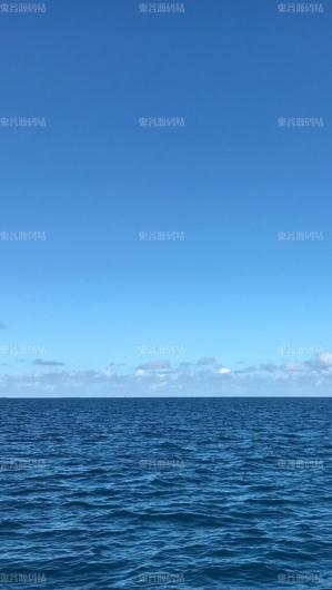 [风景手机壁纸]汇威V8蓝色大海内置壁纸背景图