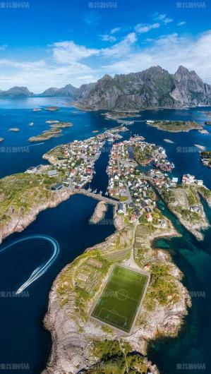 [风景手机壁纸]高清俯瞰挪威罗弗敦手机壁纸图片下载